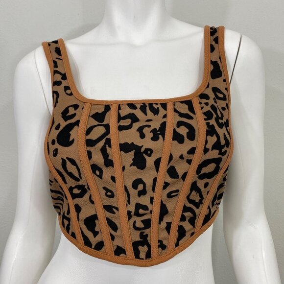 SHEIN Woman’s Leopard Print Top - Size M - Picture 6 of 6